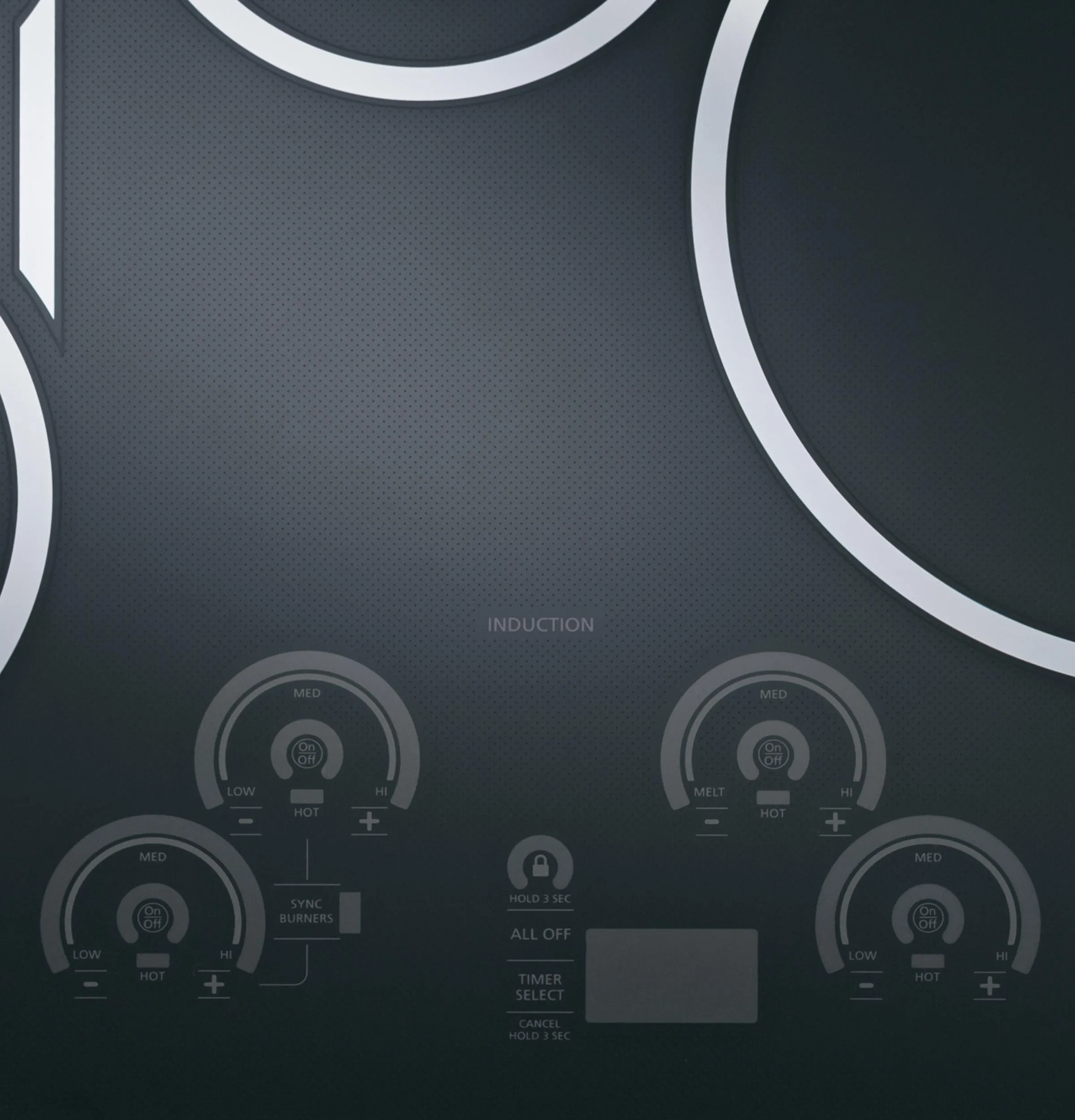 Monogram ZHU30RDJBB Monogram 30" Induction Cooktop