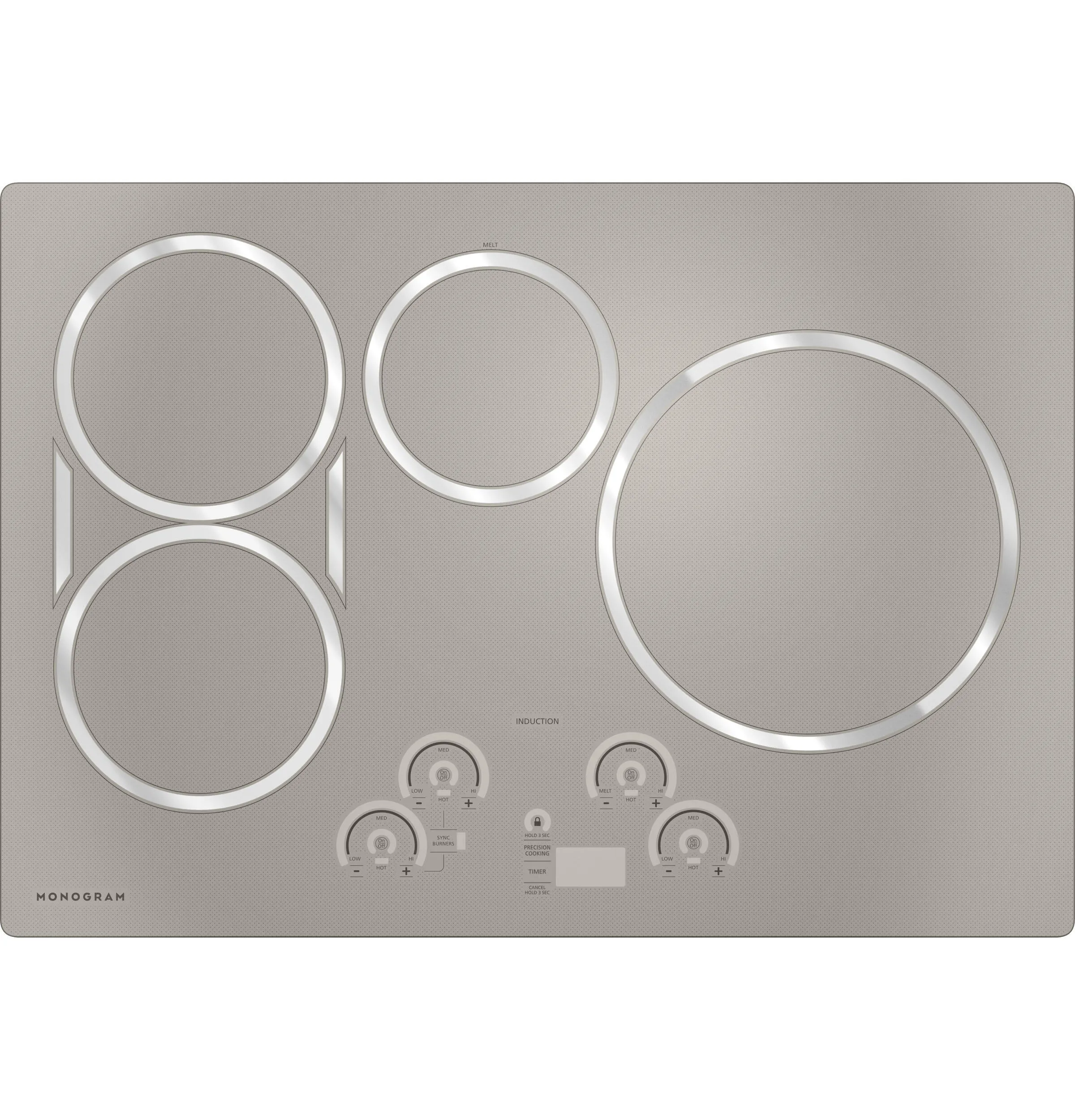 Monogram ZHU30RSPSS Monogram 30" Induction Cooktop Electric electric stove with convection oven