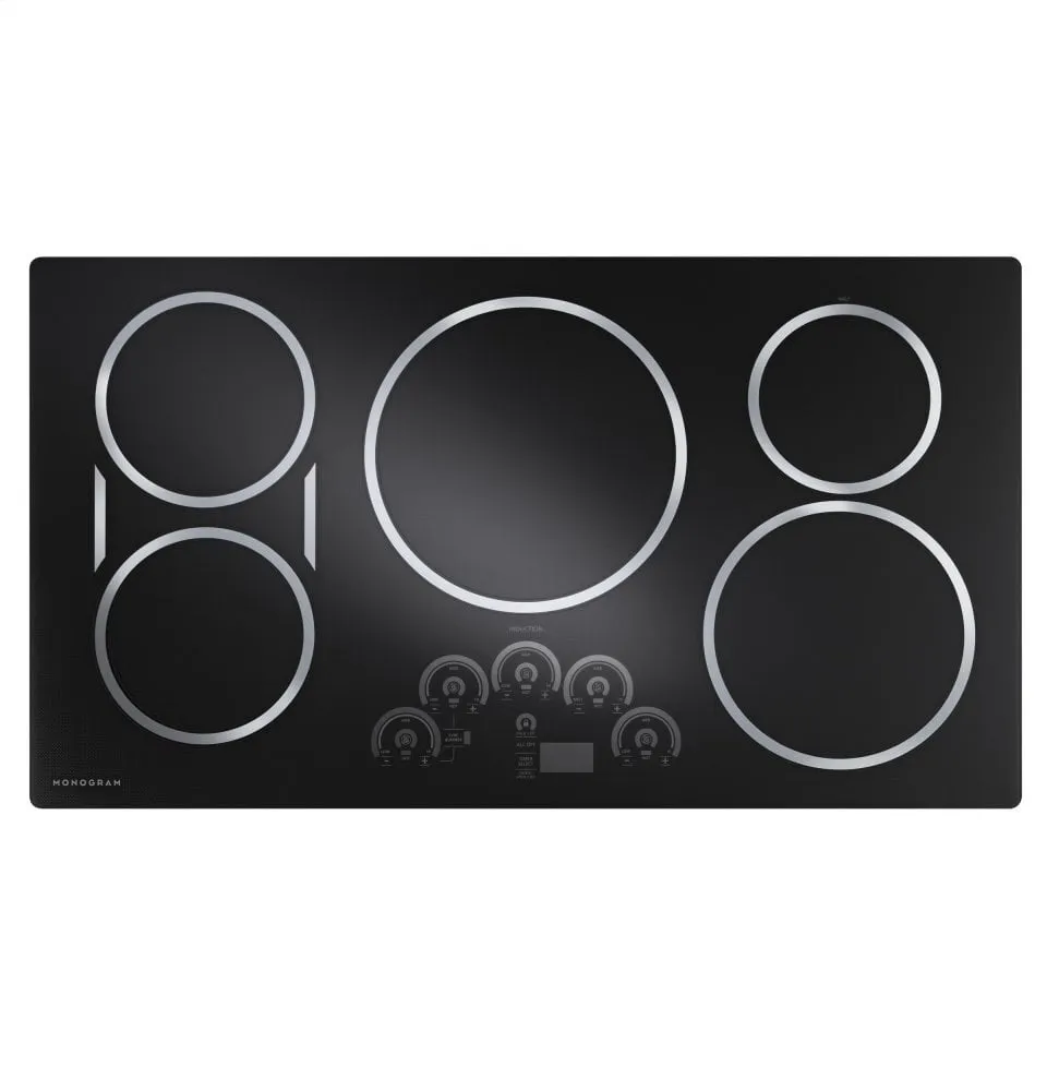 Monogram ZHU36RDJBB Monogram 36" Induction Cooktop Cooktops 5 burner cooktops sale