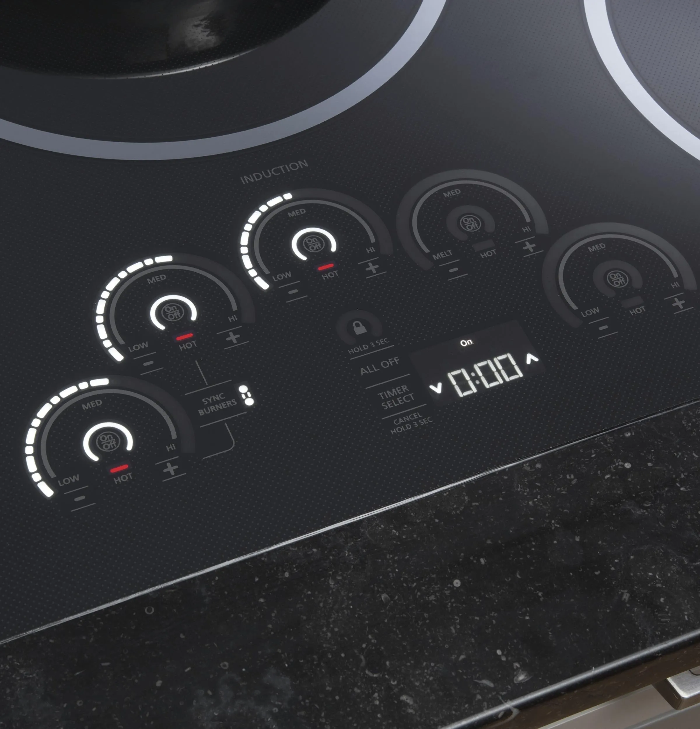 Monogram ZHU36RDJBB Monogram 36" Induction Cooktop