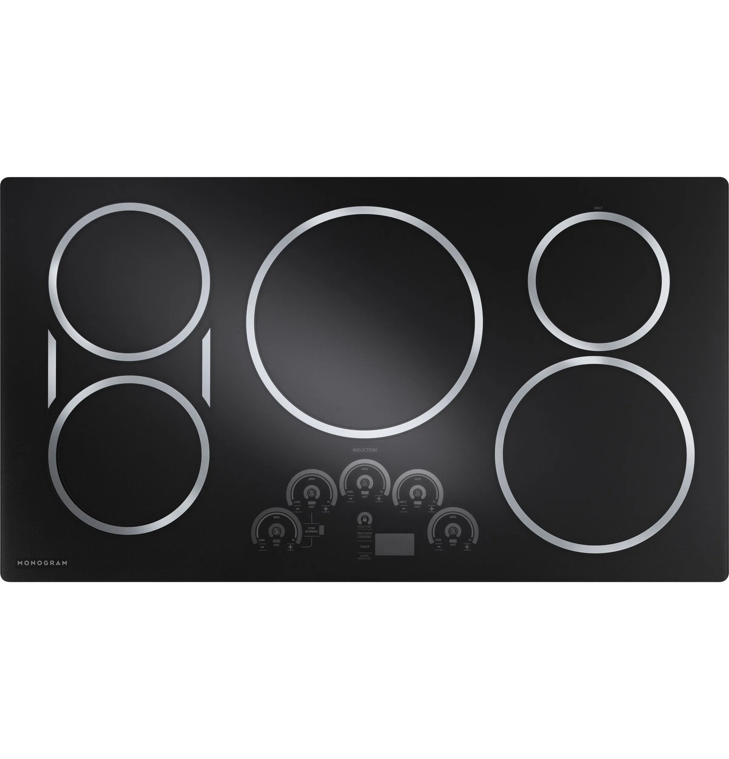 Monogram ZHU36RDPBB Monogram 36" Induction Cooktop Electric electric stove with convection oven