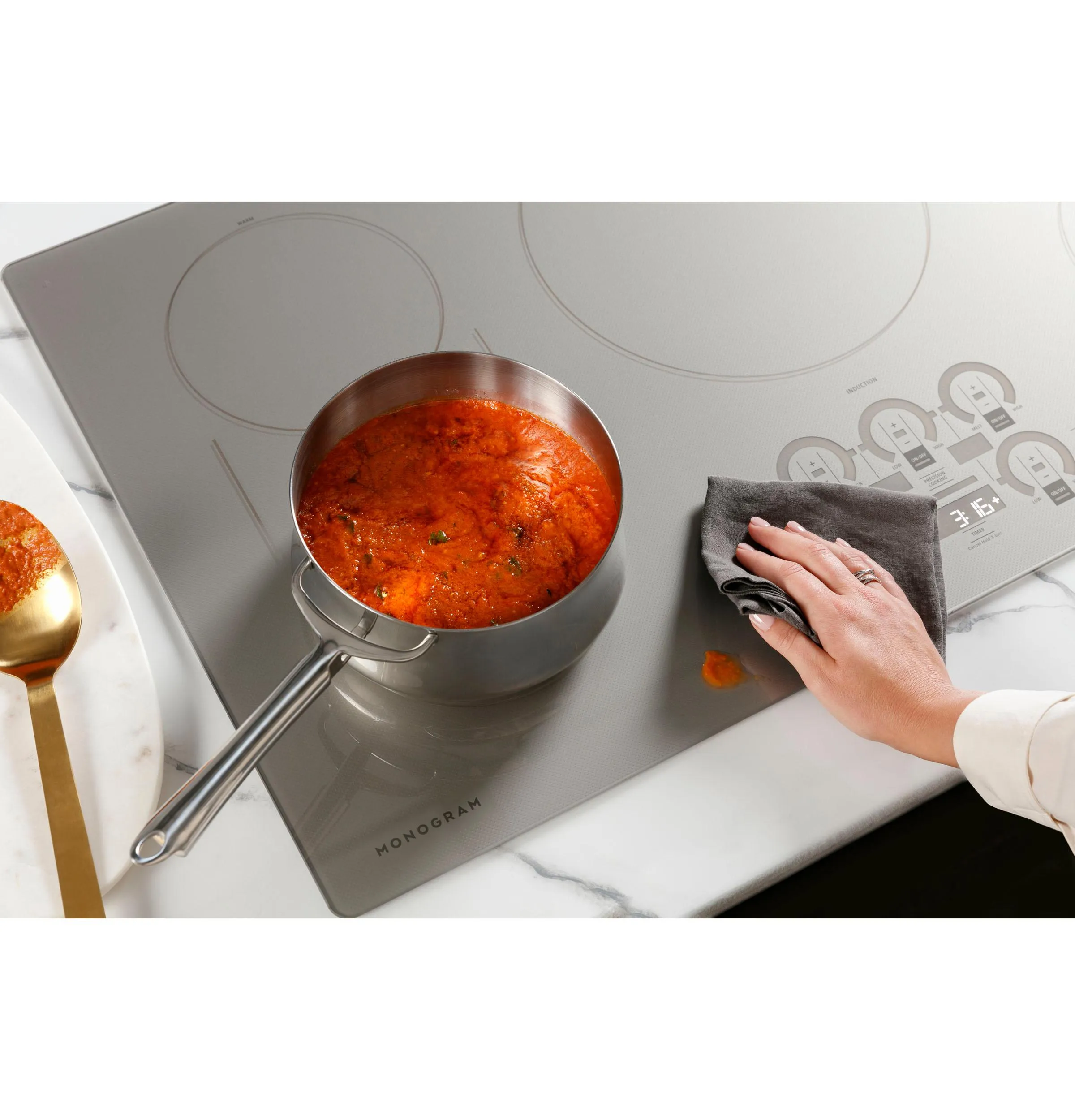 Monogram ZHU36RSTSS Monogram 36" Induction Cooktop