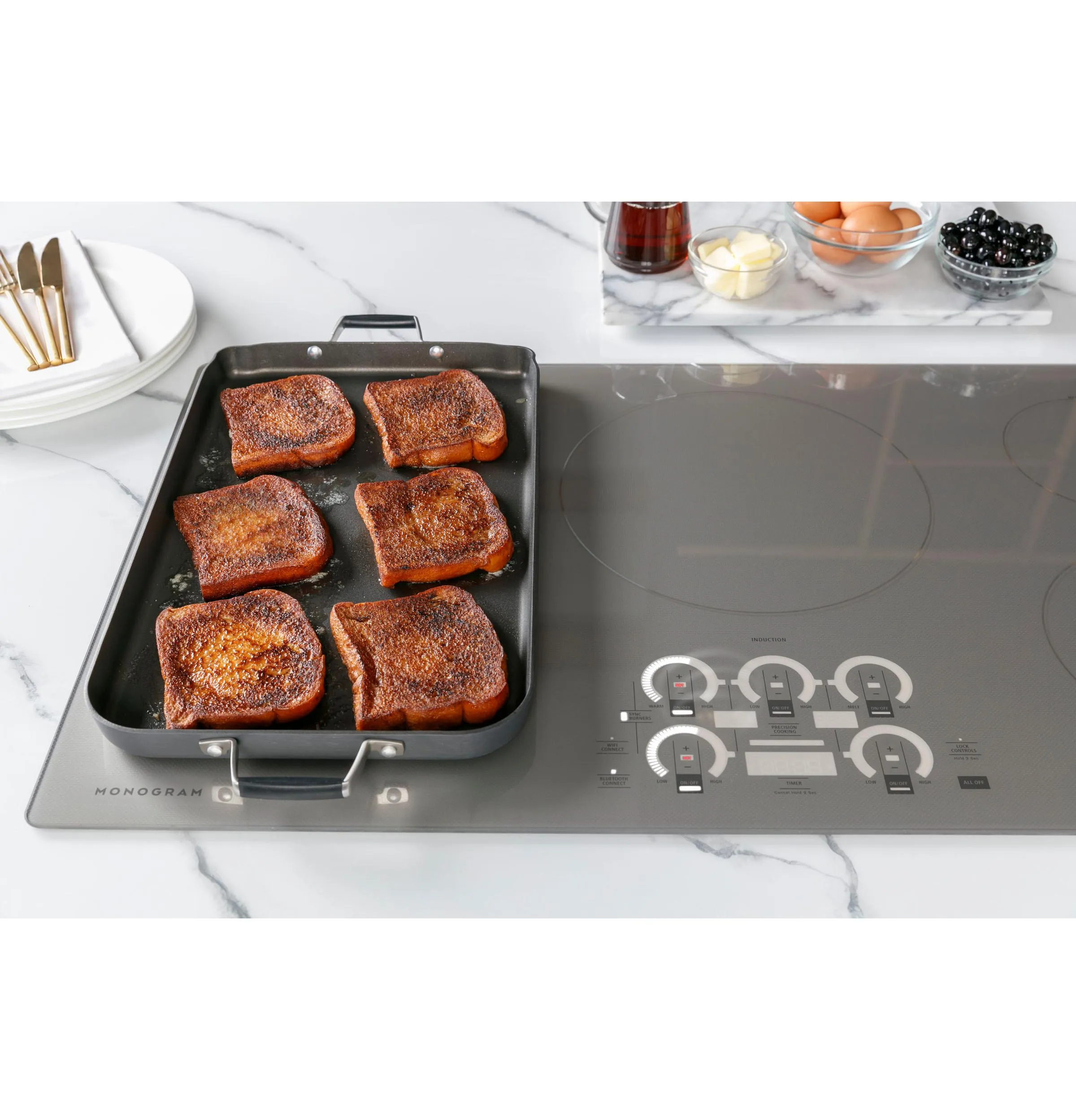 Monogram ZHU36RSTSS Monogram 36" Induction Cooktop