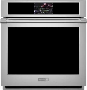 Monogram ZKS90DPSNSS Monogram 27" Smart Electric Convection Single Wall Oven Statement Collection Wall Ovens oven with smart temperature control