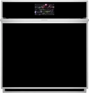 Monogram ZKS90DSSNSS Monogram 27" Smart Electric Convection Single Wall Oven Minimalist Collection Single Wall Ovens electric wall oven with convection