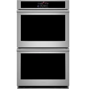Monogram ZTDX1DPSNSS Monogram 30" Smart Electric Convection Double Wall Oven Statement Collection Double Wall Ovens built-in double oven 30 inch