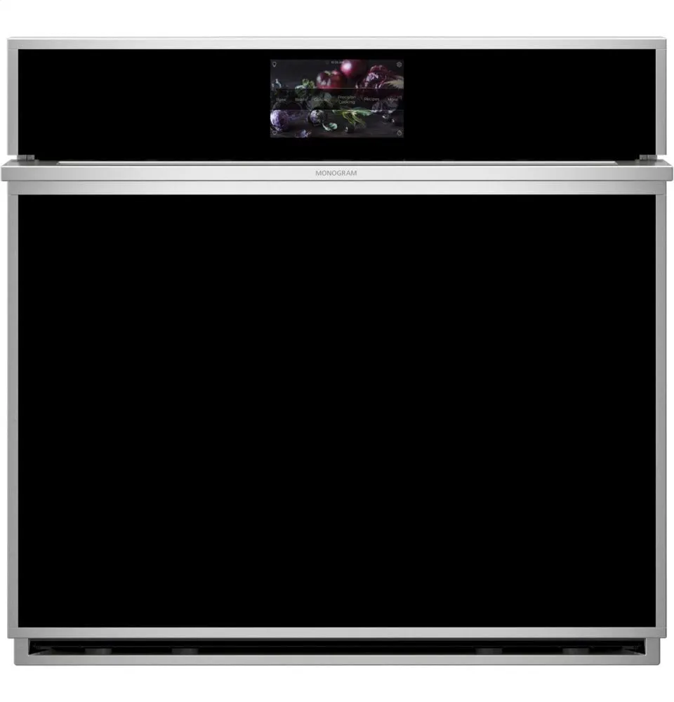 Monogram ZTS90DSSNSS Monogram 30" Smart Electric Convection Single Wall Oven Minimalist Collection Single Wall Ovens electric wall oven with convection
