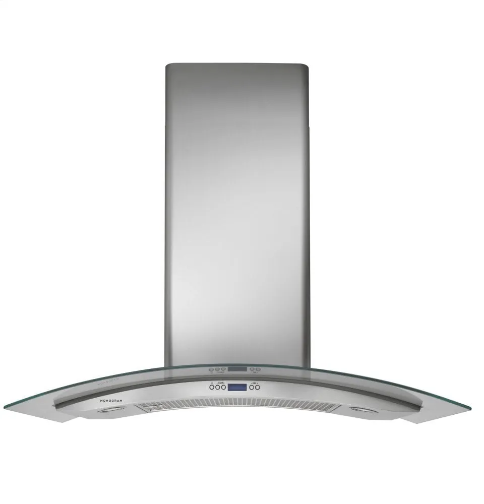 Monogram ZV900SLSS Monogram 36" Glass Canopy Wall-Mounted Hood - Gray Ventilation Range Hoods high suction kitchen exhaust hood