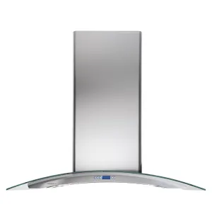 Monogram ZV925SLSS Monogram 36" Glass Canopy Island Hood - Gray Professional Hoods high-end range hoods for chefs