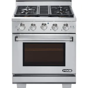 Nxr Ranges AK3001 30" Professional Style Gas Range In Stainless Steel Professional Ranges commercial oven for home kitchen