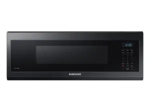 Samsung ME11F7510MT 1.1 Cu. Ft. Smart Slim Over-The-Range Microwave With 400 Cfm Ventilation In Matte Black Steel Microwave Ovens smart sensor microwave oven