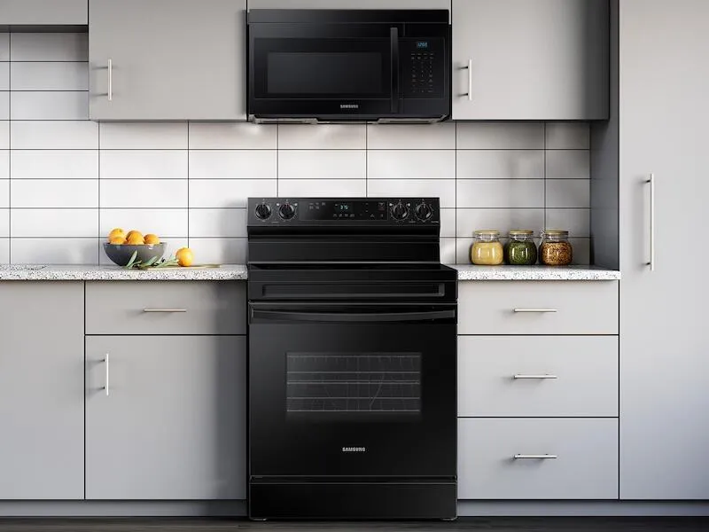 Samsung ME16A4021AB 1.6 Cu. Ft. Over-The-Range Microwave With Auto Cook In Black