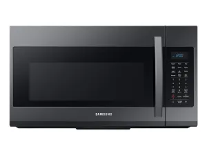 Samsung ME19R7041FG 1.9 Cu Ft Over The Range Microwave With Sensor Cooking In Black Stainless Steel Microwave Ovens large capacity kitchen microwave