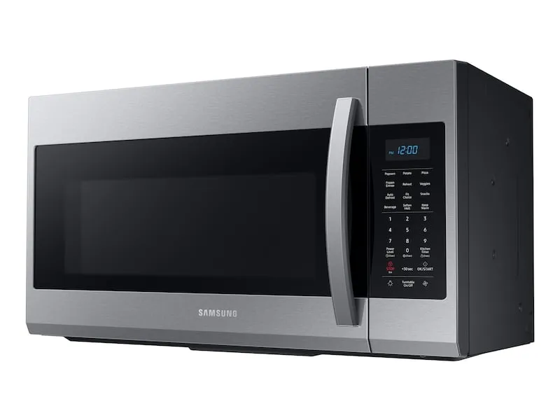 Samsung ME19R7041FS 1.9 Cu Ft Over The Range Microwave With Sensor Cooking In Stainless Steel