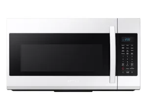 Samsung ME19R7041FW 1.9 Cu Ft Over The Range Microwave With Sensor Cooking In White Over The Range Microwaves convection over-the-range microwave