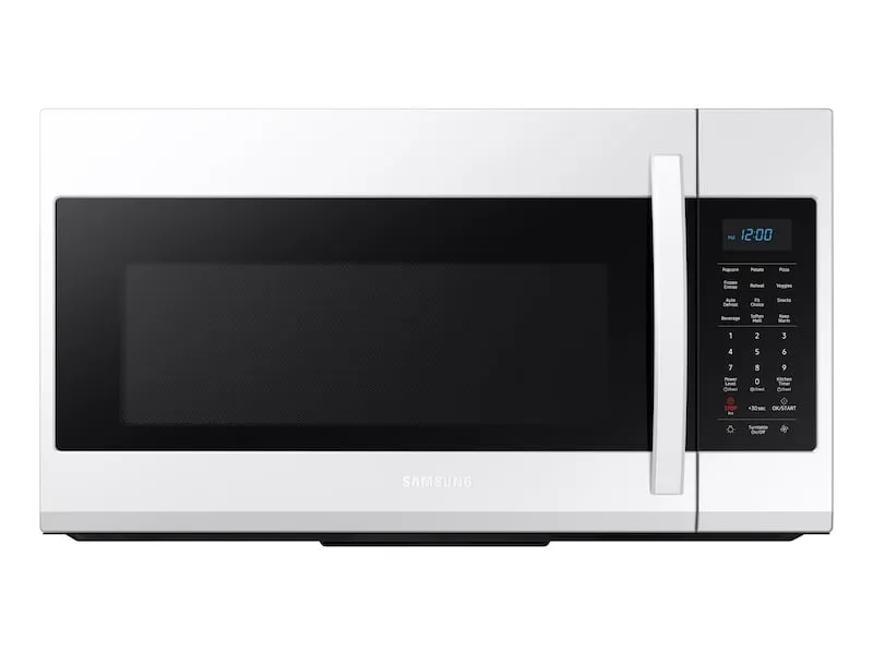 Samsung ME19R7041FW 1.9 Cu Ft Over The Range Microwave With Sensor Cooking In White Over The Range Microwaves convection over-the-range microwave