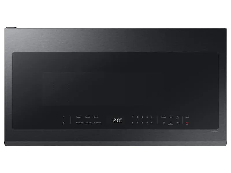 Samsung ME21DG6300MT 2.1 Cu. Ft. Over-The-Range Microwave With Wi-Fi In Matte Black Steel Microwave Ovens smart sensor microwave oven