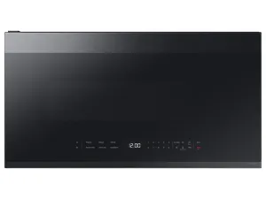 Samsung ME21DG6500MT Bespoke 2.1 Cu. Ft. Over-The-Range Microwave With Edge To Edge Glass Display In Matte Black Steel Over The Range Microwaves convection over-the-range microwave