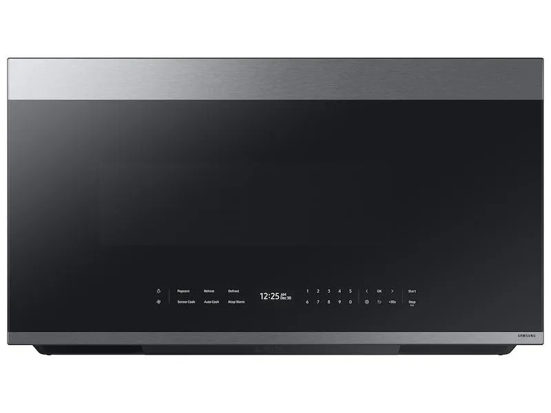Samsung ME21DG6700SR Bespoke 2.1 Cu. Ft. Over-The-Range Microwave With Auto Dimming Glass Touch Controls In Fingerprint Resistant Stainless Steel Over The Range Microwaves convection over-the-range microwave