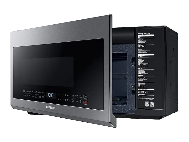 Samsung ME21M706BAS 2.1 Cu. Ft. Over-The-Range Microwave With Sensor Cooking In Fingerprint Resistant Stainless Steel