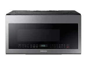 Samsung ME21M706BAS 2.1 Cu. Ft. Over-The-Range Microwave With Sensor Cooking In Fingerprint Resistant Stainless Steel Over The Range Microwaves convection over-the-range microwave