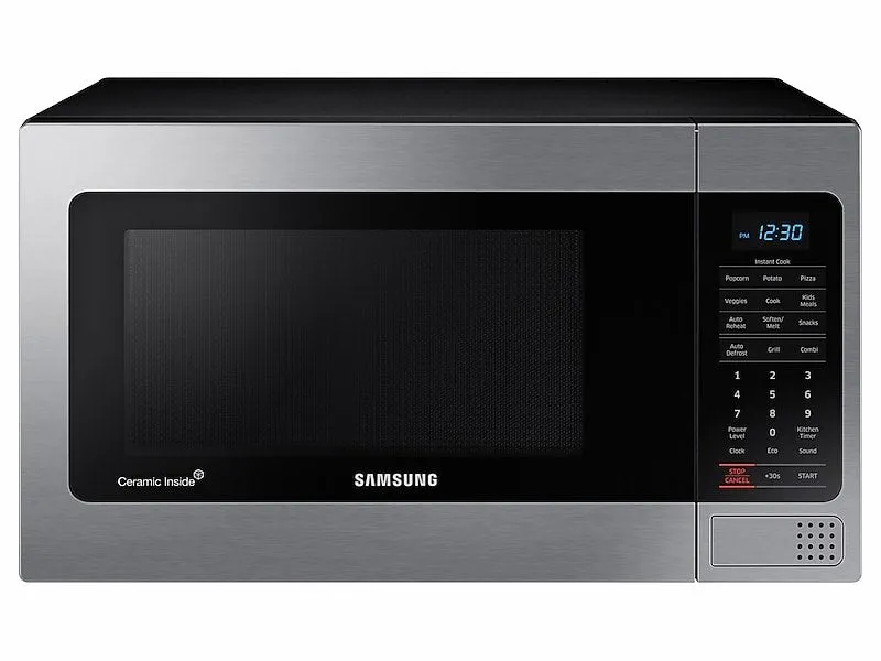 Samsung MG11H2020CT 1.1 Cu. Ft Countertop Microwave With Grilling Element In Stainless Steel Countertop Microwaves compact countertop microwave oven