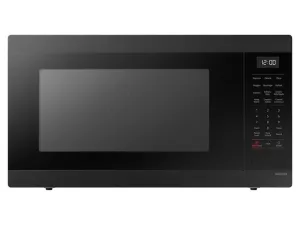 Samsung MS19DG8500MT 1.9 Cu. Ft. Countertop Microwave With Sensor Cooking In Matte Black Stainless Steel Microwave Ovens smart sensor microwave oven