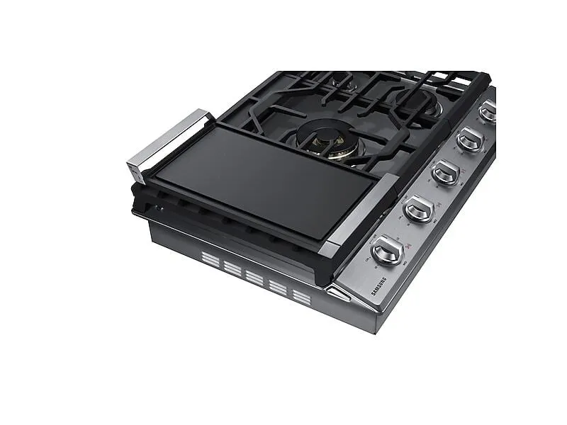 Samsung NA30N7755TS 30" Gas Cooktop With 22K Btu Dual Power Burner In Stainless Steel