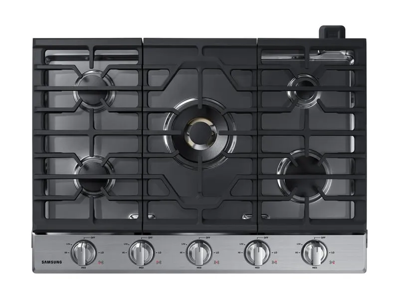 Samsung NA30N7755TS 30" Gas Cooktop With 22K Btu Dual Power Burner In Stainless Steel Gas 4 burner gas range for kitchen
