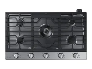 Samsung NA36N6555TS 36" Gas Cooktop In Stainless Steel Cooktops 5 burner cooktops sale