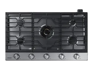 Samsung NA36N7755TS 36" Gas Cooktop With 22K Btu Dual Power Burner In Stainless Steel Gas 4 burner gas range for kitchen