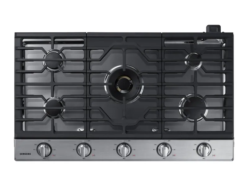 Samsung NA36N7755TS 36" Gas Cooktop With 22K Btu Dual Power Burner In Stainless Steel Gas 4 burner gas range for kitchen