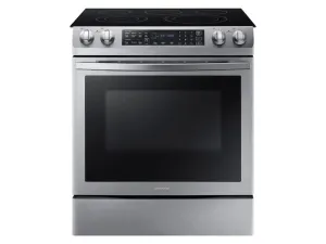 Samsung NE58R9431SS 5.8 Cu. Ft. Slide-In Electric Range In Stainless Steel Slide In Ranges front control slide-in stove