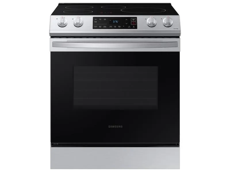 Samsung NE63B8211SS 6.3 Cu. Ft. Smart Instant Heat Induction Slide-In Range In Stainless Steel Slide In Ranges front control slide-in stove