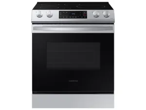 Samsung NE63B8211SS 6.3 Cu. Ft. Smart Instant Heat Induction Slide-In Range In Stainless Steel Slide In Ranges front control slide-in stove