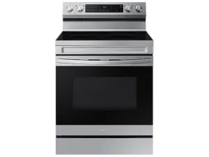Samsung NE63D6511SR 6.3 Cu. Ft. Smart Freestanding Energy Star? Certified Electric Range With Air Fry In Stainless Steel Freestanding Ranges freestanding dual fuel range 30 inch