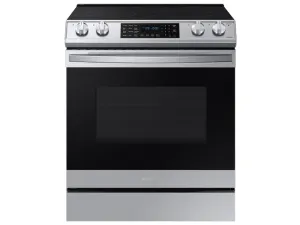 Samsung NE63T8511SS 6.3 Cu. Ft. Front Control Slide-In Electric Range With Air Fry & Wi-Fi In Stainless Steel Slide In Ranges front control slide-in stove