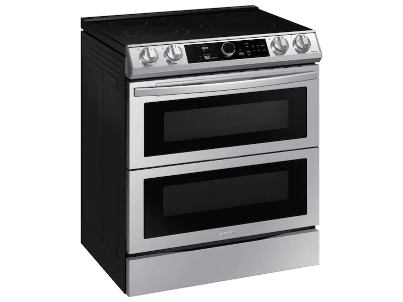 Samsung NE63T8751SS 6.3 Cu. Ft. Flex Duo&#8482; Front Control Slide-In Electric Range With Smart Dial, Air Fry & Wi-Fi In Stainless Steel
