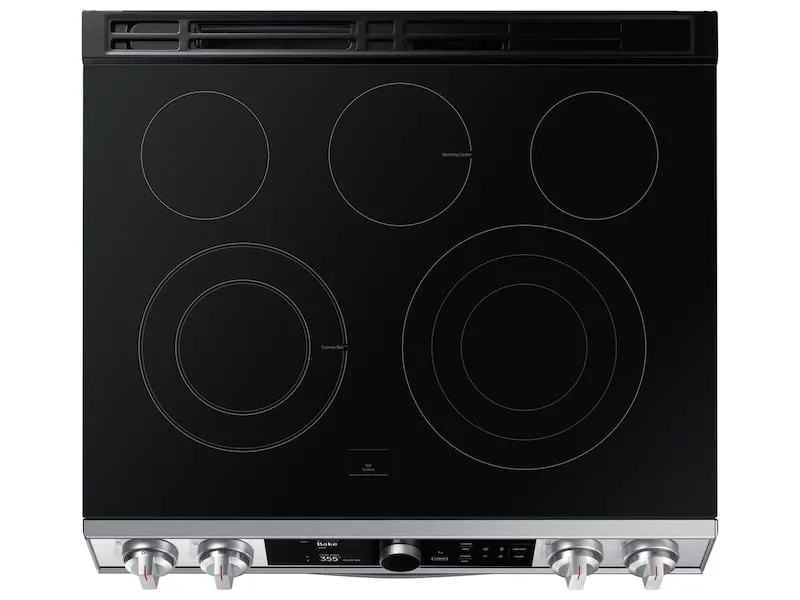 Samsung NE63T8751SS 6.3 Cu. Ft. Flex Duo&#8482; Front Control Slide-In Electric Range With Smart Dial, Air Fry & Wi-Fi In Stainless Steel