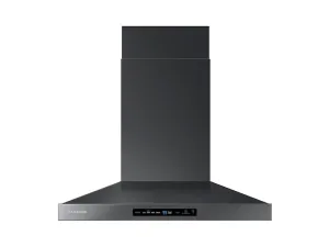 Samsung NK30K7000WG 30" Wall Mount Hood In Black Stainless Steel Ducted Hoods under cabinet ducted hood