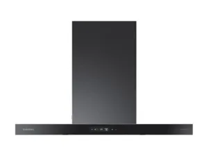 Samsung NK36CB700W33 36" Bespoke Smart Wall Mount Hood With Lcd Display In Clean Deep Charcoal Ventilation Range Hoods high suction kitchen exhaust hood