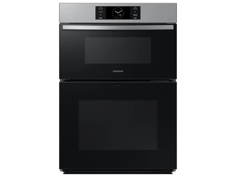 Samsung NQ70CG700DSR Bespoke 30" Microwave Combination Wall Oven With With Flex Duo&#8482; In Stainless Steel Microwave Wall Oven Combos built-in oven microwave combo stainless