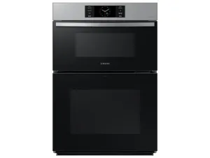 Samsung NQ70CG700DSR Bespoke 30" Microwave Combination Wall Oven With With Flex Duo&#8482; In Stainless Steel Microwave Wall Oven Combos built-in oven microwave combo stainless