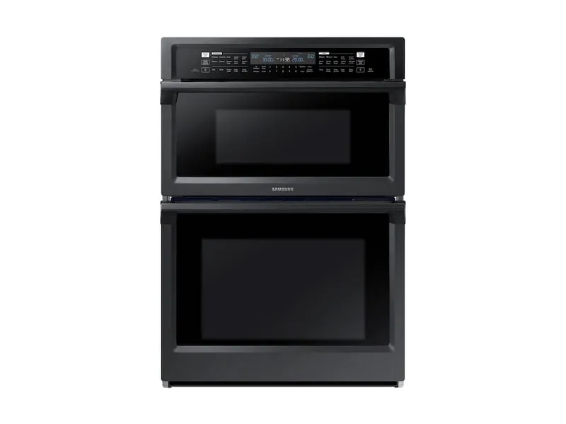 Samsung NQ70M6650DG 30" Microwave Combination Wall Oven In Black Stainless Steel Microwave Wall Oven Combos built-in oven microwave combo stainless