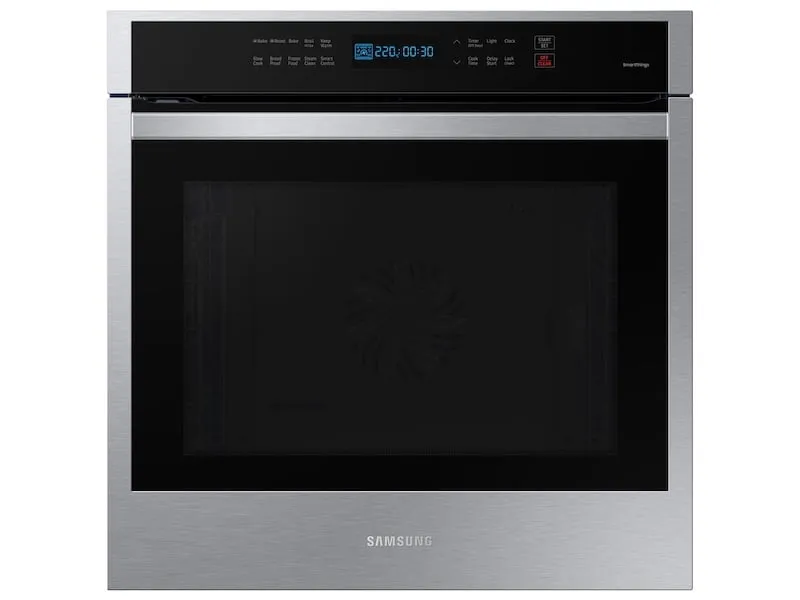 Samsung NV31T4551SS 24" 3.1 Cu. Ft. Single Electric Wall Oven With Convection And Wi-Fi In Stainless Steel Single Wall Ovens single oven with self-cleaning feature