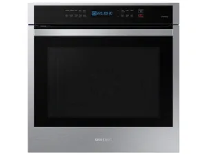 Samsung NV31T4551SS 24" 3.1 Cu. Ft. Single Electric Wall Oven With Convection And Wi-Fi In Stainless Steel Single Wall Ovens single oven with self-cleaning feature