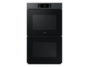 Samsung NV51CG700DMT Bespoke 30" Matte Black Steel Double Wall Oven With Ai Pro Cooking&#8482; Camera Double Wall Ovens built-in double oven 30 inch