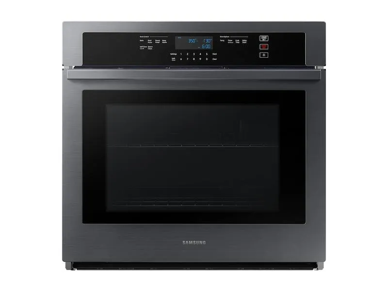 Samsung NV51R5511SG 30" Single Wall Oven In Black Stainless Steel Wall Ovens oven with smart temperature control