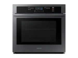 Samsung NV51R5511SG 30" Single Wall Oven In Black Stainless Steel Wall Ovens oven with smart temperature control
