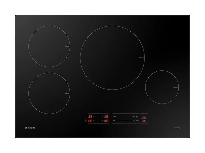Samsung NZ30A3060UK 30" Smart Induction Cooktop With Wi-Fi In Black Electric electric stove with convection oven